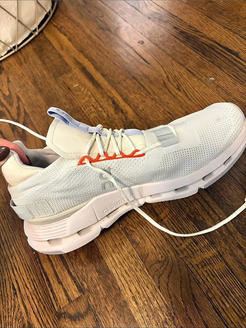 On Cloudswift Women's Athletic Shoes US 9 White Purple - Picture 4 of 8